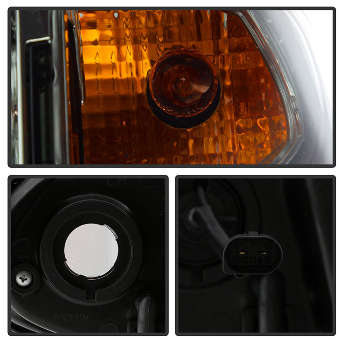 Spyder BMW E46 3-Series 02-05 4DR Projector Headlights 1PC LED Halo Smke PRO-YD-BMWE4602-4D-AM-SM 5042422