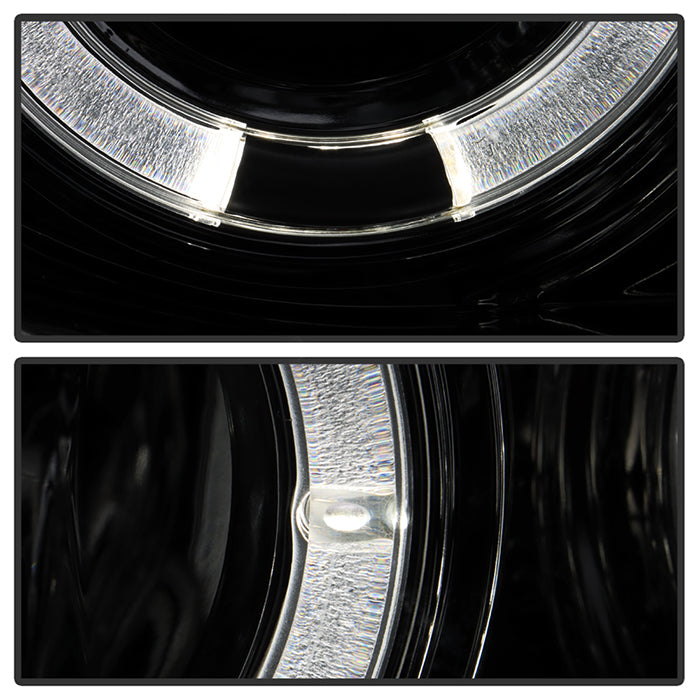 Spyder BMW E46 3-Series 02-05 4DR Projector Headlights 1PC LED Halo Smke PRO-YD-BMWE4602-4D-AM-SM 5042422