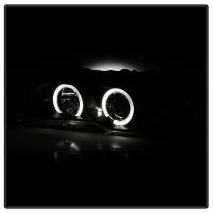 Spyder BMW E46 3-Series 04-06 2 DR Projector Halogen Model- LED Halo Blk PRO-YD-BMWE4604-2DR-HL-BK 5077141