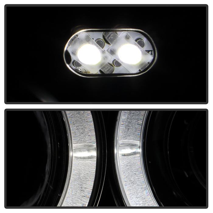 Spyder BMW E87 1-Series 08-11 Projector Headlights LED Halo Black High H1 Low H7 PRO-YD-BMWE87-HL-BK 5008985
