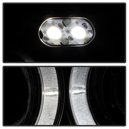 Spyder BMW E87 1-Series 08-11 Projector Headlights LED Halo Black High H1 Low H7 PRO-YD-BMWE87-HL-BK 5008985