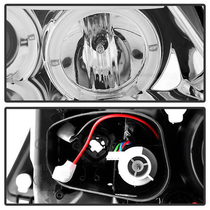 Spyder BMW E90 3-Series 06-08 Projector LED Halo Amber Reflctr Rplc Bulb Chrm PRO-YD-BMWE9005-AM-C 5009012