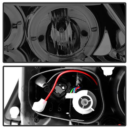 Spyder BMW E90 3-Series 06-08 Projector LED Halo Amber Reflctr Rplc Bulb Smke PRO-YD-BMWE9005-AM-SM 5009029
