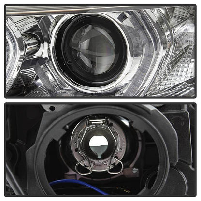 Spyder 12-14 BMW F30 3 Series 4DR Projector Headlights - LED DRL - Chrome (PRO-YD-BMWF3012-DRL-C) 5084354