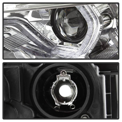 Spyder 12-14 BMW F30 3 Series 4DR Projector Headlights - LED DRL - Chrome (PRO-YD-BMWF3012-DRL-C) 5084354
