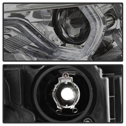 Spyder 12-14 BMW F30 3 Series 4DR Projector Headlights - LED DRL - Smoke (PRO-YD-BMWF3012-DRL-SM) 5084361