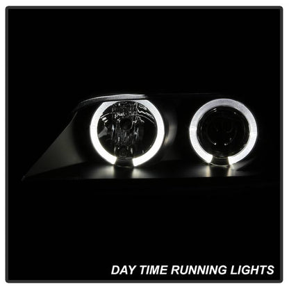 Spyder BMW Z3 96-02 Projector Headlights LED Halo Black High H1 Low H1 PRO-YD-BMWZ396-HL-BK 5009081