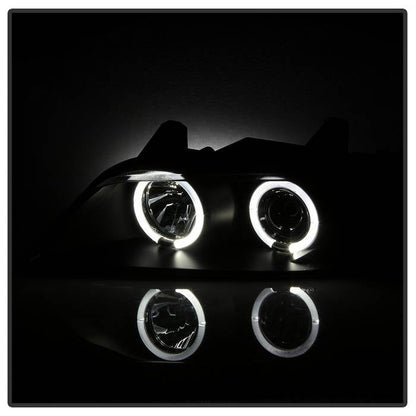 Spyder BMW Z3 96-02 Projector Headlights LED Halo Black High H1 Low H1 PRO-YD-BMWZ396-HL-BK 5009081