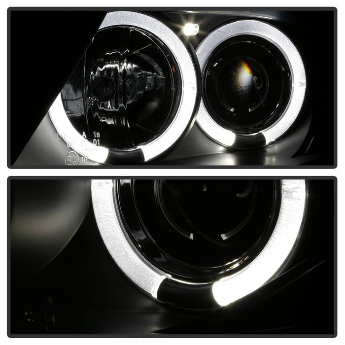 Spyder BMW Z4 03-08 Projector Headlights Halogen Model Only - LED Halo Black PRO-YD-BMWZ403-HL-BK 5029072