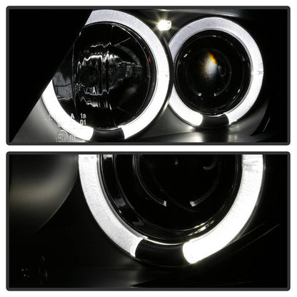 Spyder BMW Z4 03-08 Projector Headlights Halogen Model Only - LED Halo Black PRO-YD-BMWZ403-HL-BK 5029072