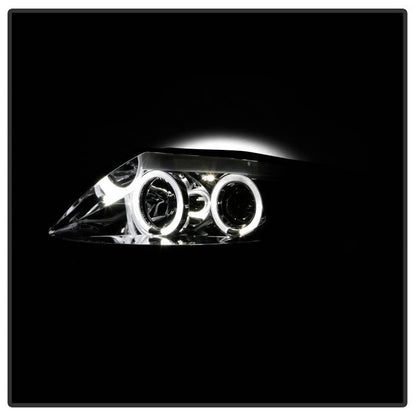 Spyder BMW Z4 03-08 Projector Headlights Halogen Model Only - LED Halo Chrome PRO-YD-BMWZ403-HL-C 5029089