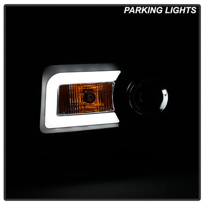 Spyder Chrysler 300C 05-10 Projector Headlights LED DRL Black High/Low H7 PRO-YD-C300C-DRL-BK 5075659