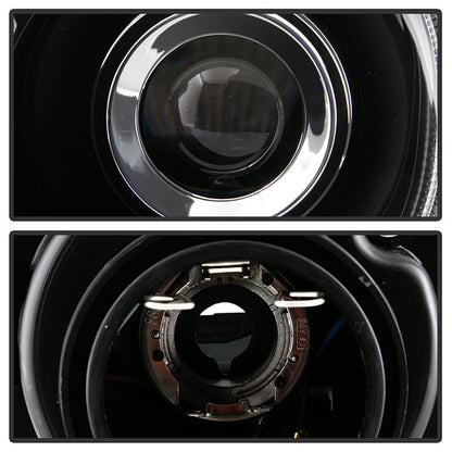Spyder Chrysler 300C 05-10 Projector Headlights LED DRL Black High/Low H7 PRO-YD-C300C-DRL-BK 5075659