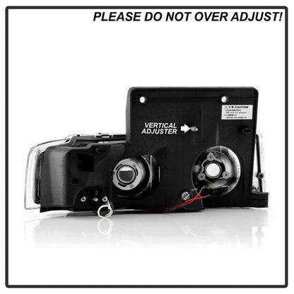 Spyder Chevy Astro 95-05/GMC Safari 95-05 Projector Headlights LED Halo Black PRO-YD-CA95-HL-BK 5009210