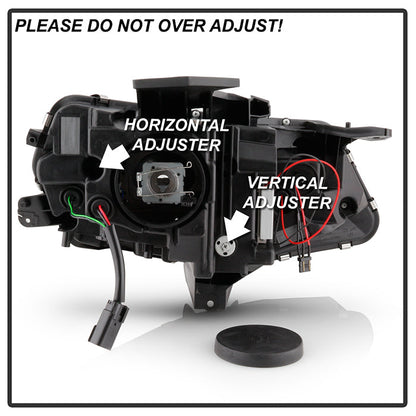 Spyder Chevy Camaro 16-18 (Do Not Fit Halogen) Projector Headlights Black PRO-YD-CCAM16HIDSI-SEQ-BK 5087379