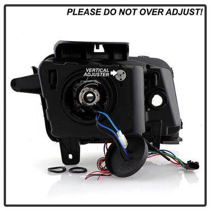 Spyder Chevy Camaro 10-13 Projector Headlights Dual Halo LED Halo Blk High/ PRO-YD-CCAM2010-HL-BK 5034236