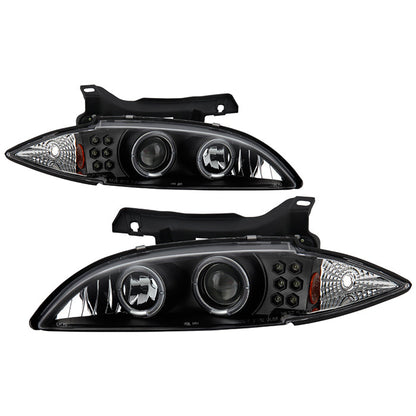 Spyder Chevy Cavalier 95-99 Projector Headlights LED Halo replaceanle LEDs Blk PRO-YD-CCAV95-BK 5009265