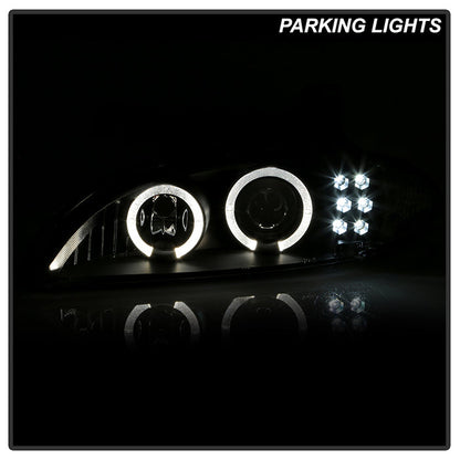 Spyder Chevy Cavalier 95-99 Projector Headlights LED Halo replaceanle LEDs Blk PRO-YD-CCAV95-BK 5009265