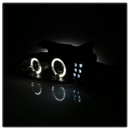 Spyder Chevy Cavalier 95-99 Projector Headlights LED Halo replaceanle LEDs Blk PRO-YD-CCAV95-BK 5009265