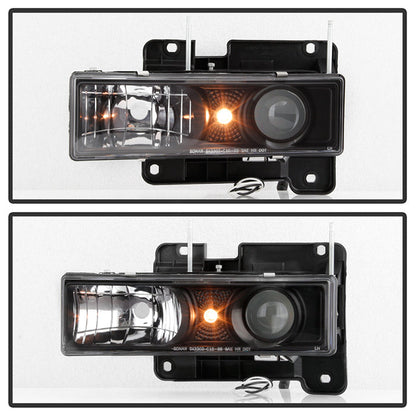 Spyder Chevy C/K Series 1500 88-99Projector Headlights Blk High 9005 (Not Included) PRO-YD-CCK88-BK 5009289