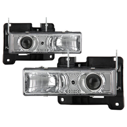 Spyder Chevy C/K Series 1500 88-99 Projector Headlights Chrm High 9005 (Not Include) PRO-YD-CCK88-C 5009296