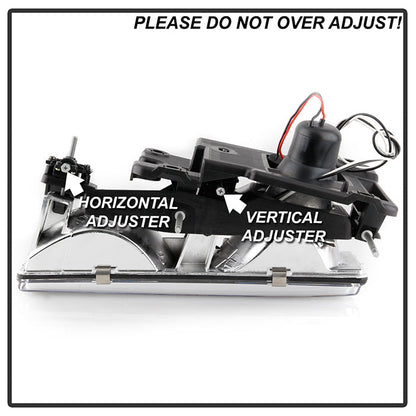 Spyder Chevy C/K Series 1500 88-99 Projector Headlights Chrm High 9005 (Not Include) PRO-YD-CCK88-C 5009296
