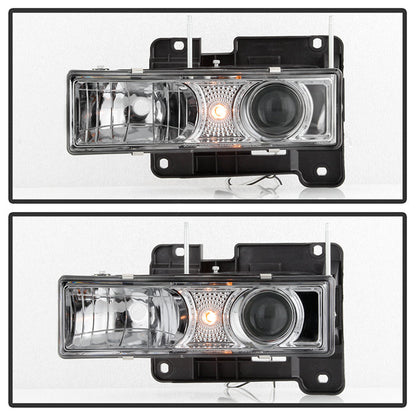 Spyder Chevy C/K Series 1500 88-99 Projector Headlights Chrm High 9005 (Not Include) PRO-YD-CCK88-C 5009296