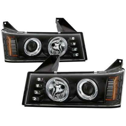 Spyder Chevy Colorado 04-12 Projector Headlights Halogen- LED Halo Blk PRO-YD-CCO04-HL-BK 5074140