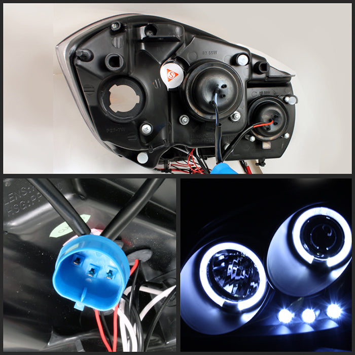 Spyder Chevy Cobalt 05-10/Pontiac G5 07-09 Projector Headlights LED Halo LED Blk PRO-YD-CCOB05-HL-BK 5009326