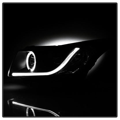 Spyder Chevy Cruze 11-14 Projector Headlights Light Tube DRL Blk PRO-YD-CCRZ11-LTDRL-BK 5074164
