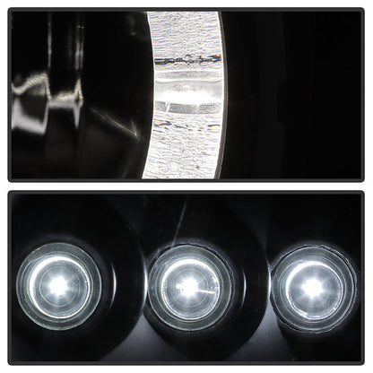 Spyder GMC Sierra 1500/2500/3500 99-06 Projector Headlights LED Halo LED Black PRO-YD-CDE00-HL-BK 5009357