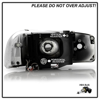 Spyder GMC Sierra 1500/2500/3500 99-06 Projector Headlights LED Halo LED Chrome PRO-YD-CDE00-HL-C 5009364