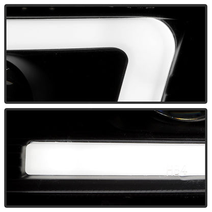 Spyder GMC Sierra 1500/2500/3500 99-06 V2 Projector Headlights - DRL - Black PRO-YD-CDE00V2-LB-BK 5084521
