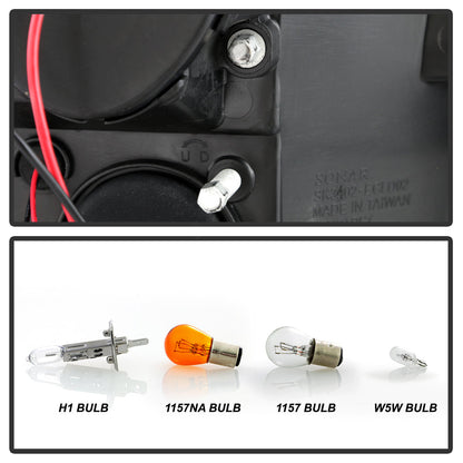 Spyder Cadillac Escalade 02-06 Projector Halogen Model- LED Halo DRL Blk PRO-YD-CE02-DRL-BK 5037947