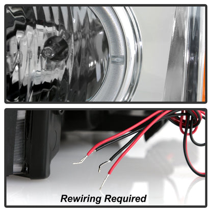 Spyder Cadillac Escalade 02-06 Projector Halogen Model- LED Halo DRL Chrm PRO-YD-CE02-DRL-C 5037930