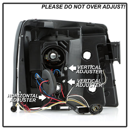 Spyder Cadillac Escalade 02-06 Projector Halogen Model- LED Halo DRL Chrm PRO-YD-CE02-DRL-C 5037930