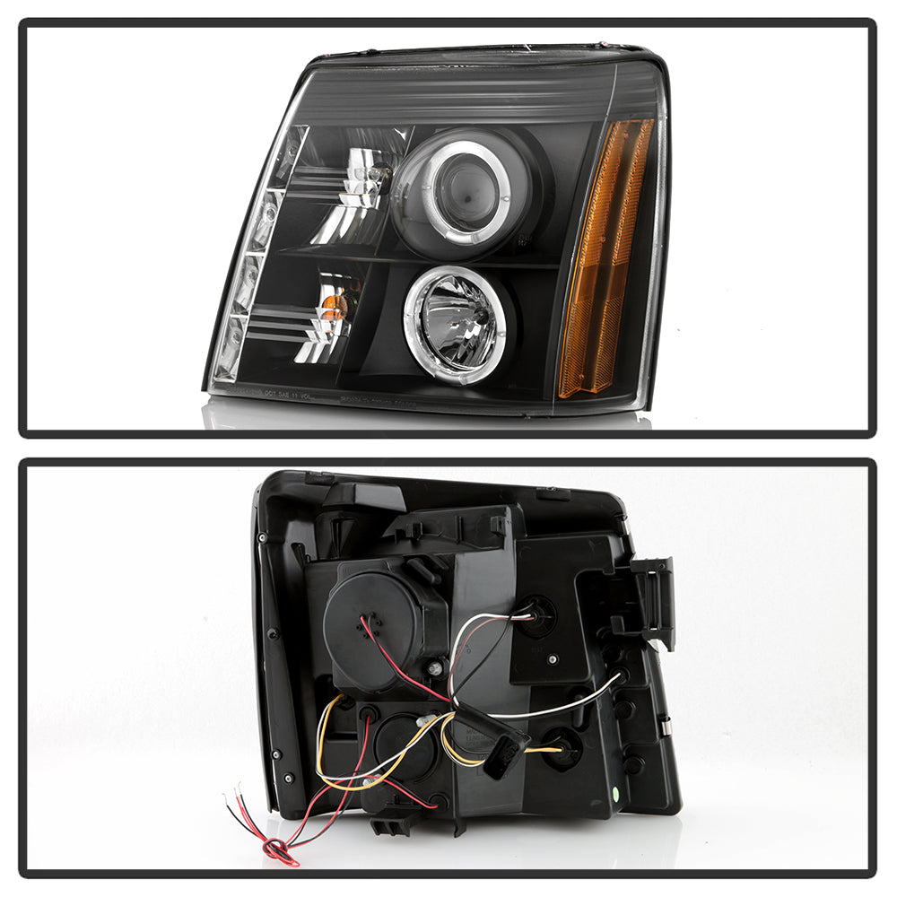 Spyder Cadillac Escalade 02-06 Projector Xenon/HID Model- LED Halo DRL Blk PRO-YD-CE02-HID-DRL-BK 5042286