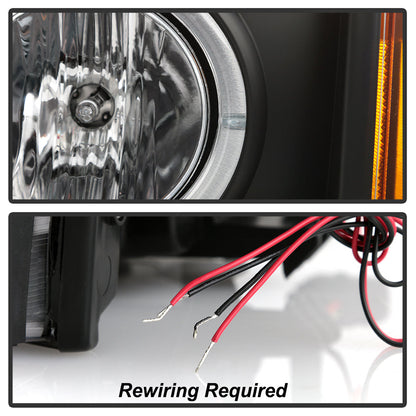 Spyder Cadillac Escalade 02-06 Projector Xenon/HID Model- LED Halo DRL Blk PRO-YD-CE02-HID-DRL-BK 5042286