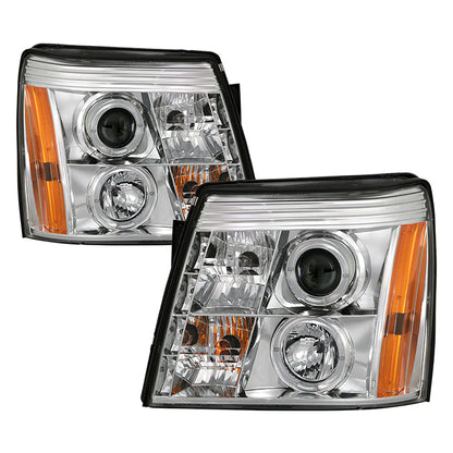 Spyder Cadillac Escalade 02-06 Projector Xenon/HID Model- LED Halo DRL Chrm PRO-YD-CE02-HID-DRL-C 5042279