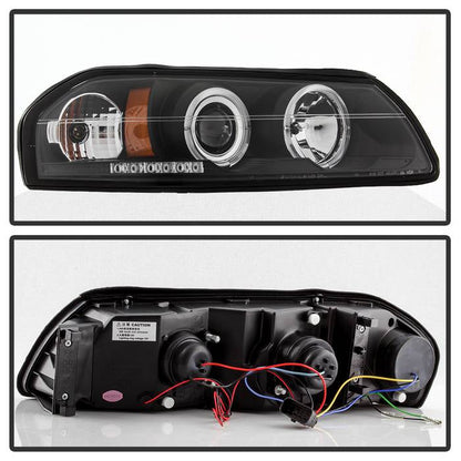 Spyder Chevy Impala 00-05 Projector Headlights LED Halo LED Black High H1 Low H1 PRO-YD-CHIP00-HL-BK 5009401