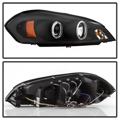 Spyder Chevy Impala 06-13 Projector Headlights LED Halo LED Blk PRO-YD-CHIP06-HL-BK 5031716