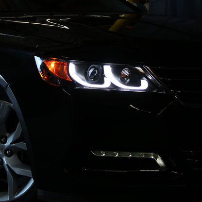 Spyder 14-19 Chevrolet Impala Proj Headlights Low Beam/High Beam H9 Inc - Black PRO-YD-CHIP14-LB-BK 5086563