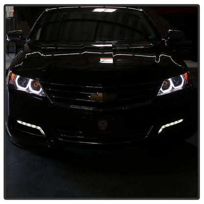 Spyder 14-19 Chevrolet Impala Proj Headlights Low Beam/High Beam H9 Inc - Black PRO-YD-CHIP14-LB-BK 5086563