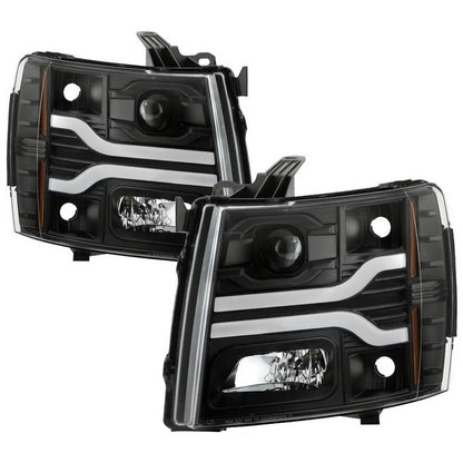 Spyder Chevy Silverado 1500 07-13/2500HD/3500HD 07-14 LED Black PRO-YD-CS07V3PL-BK 5087614