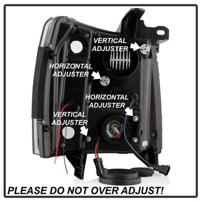 Spyder Chevy Silverado 1500 07-13/2500HD/3500HD 07-14 LED Black PRO-YD-CS07V3PL-BK 5087614