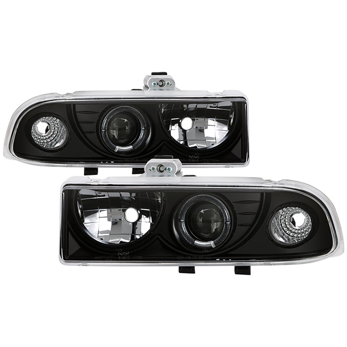 Spyder Chevy S10 98-04 Projector Headlights LED Halo Blk - Low H1 PRO-YD-CS1098-BK 5009524
