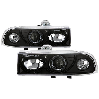 Spyder Chevy S10 98-04 Projector Headlights LED Halo Blk - Low H1 PRO-YD-CS1098-BK 5009524