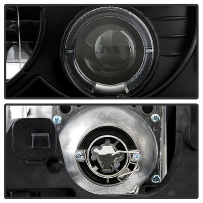 Spyder Chevy S10 98-04 Projector Headlights LED Halo Blk - Low H1 PRO-YD-CS1098-BK 5009524