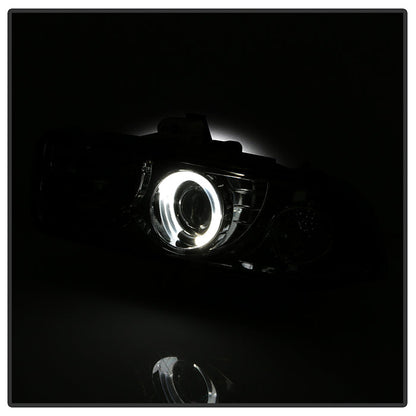 Spyder Chevy S10 98-04 Projector Headlights LED Halo Smke - Low H1 PRO-YD-CS1098-SMC 5009562