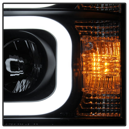 Spyder Chevy Silverado 2014-16 2500 HD Projector Headlights Light Bar DRL Blk PRO-YD-CSHD14-LBDRL-BK 5081032